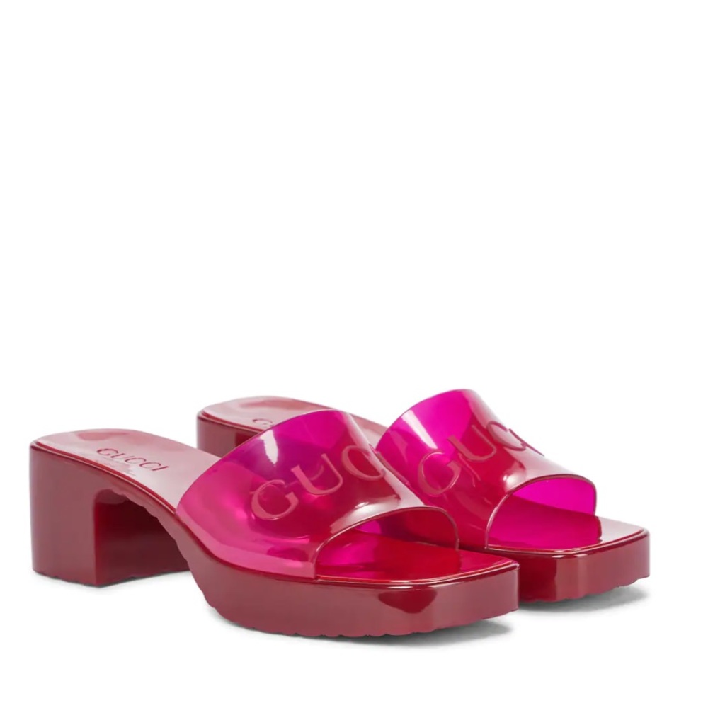 Gucci Rubber Slides Size 8